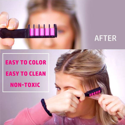 Beautifying Temporary Hair Dye Comb