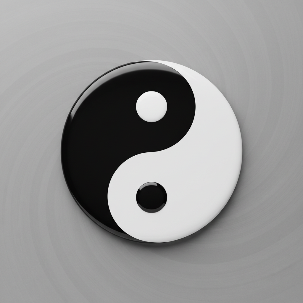 Yin-Yang symbol or Balance Scale